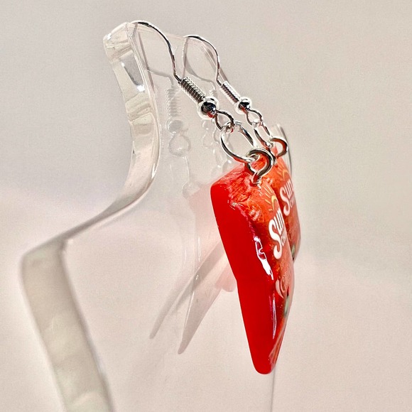 Sun Chips Earrings - Summer Earrings - Food Earrings - Snack Earrings - Picture 6 of 10